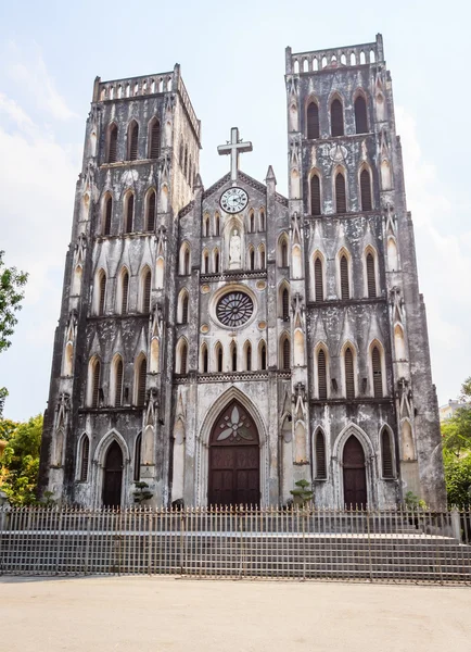 天主教大教堂，河内越南 — 图库照片