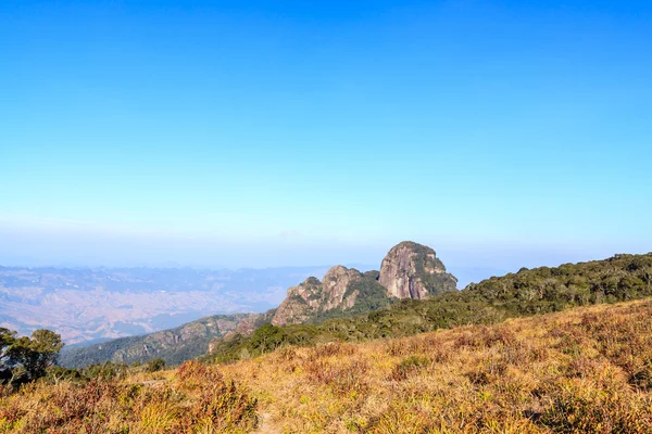 Moc chau town and Pha luong mountain — Stock Photo, Image