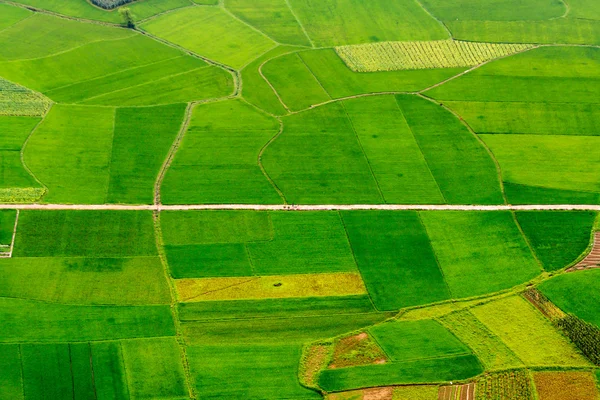 MOC chau kasaba ve Pha luong dağ — Stok fotoğraf