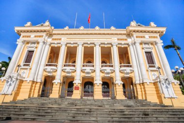 Yazı tipi görünümünde Hanoi capital of Hanoi Opera House
