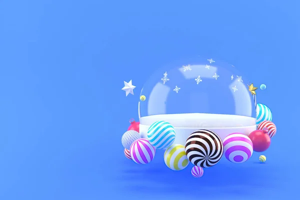 Yılbaşı ve Noel için 3D illüstrasyon