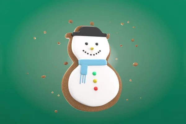 Yılbaşı ve Noel için 3D illüstrasyon