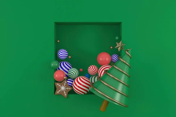 Illustration Pour Les Fêtes Fin Année Noël — Photo