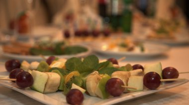 Taze meyve aperatifler