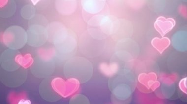 Kalp desenleri kalp şeklinde bokeh 