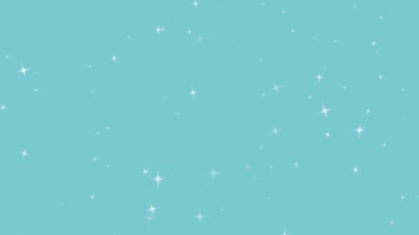 Twinkling Stars Pattern Star Shape Background — Stock Video