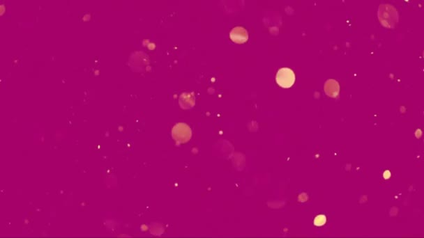 Pink Glitter Streut Strs Hintergrund — Stockvideo