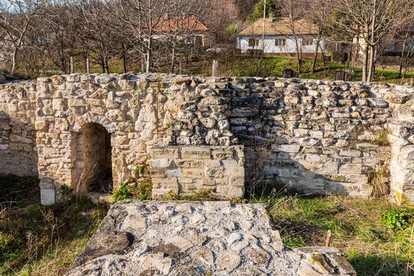 Fruska Gora Serbia Diciembre 2020 Sitio Arqueológico Gradina Serbia Los — Foto de Stock