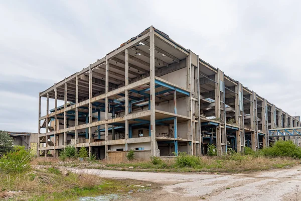 Verliet Oudste Suikerfabriek Servië Verlaten Fabrieksgebouwen Bevinden Zich Gemeente Padinska — Stockfoto