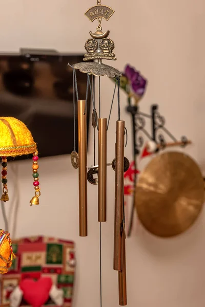 Traditional Chinese Feng Shui Interior Object Called Chime Tree Wind — 스톡 사진