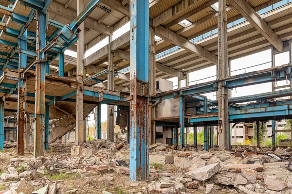 Abandoned the oldest sugar factory in Serbia. The abandoned factory buildings are in the municipality of Padinska Skela in Belgrade, Serbia.