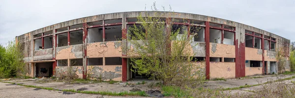 Abandoned the oldest sugar factory in Serbia. The abandoned factory buildings are in the municipality of Padinska Skela in Belgrade, Serbia.