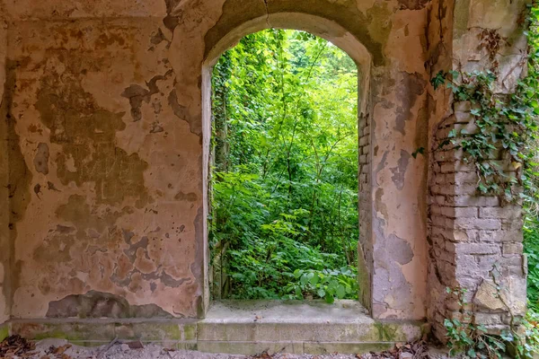 Aleksa Santic Serbia June 2021 Abandoned Fernbach Castle Also Known — Stock Photo, Image