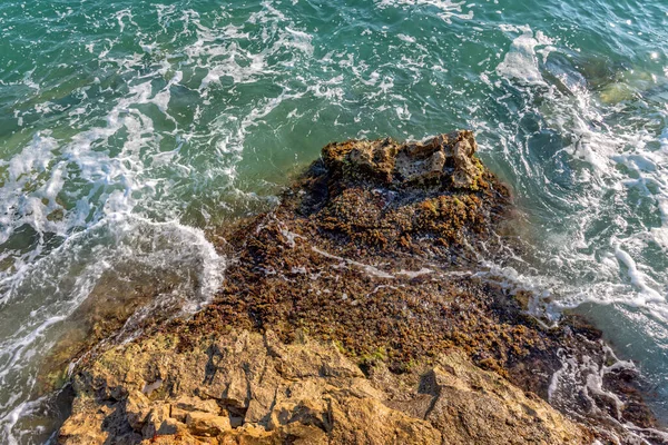 Petite Plage Nudiste Entre Les Rochers — Photo