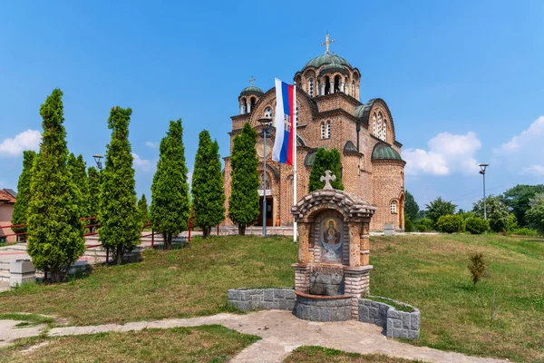 Белград Сербия Июля 2021 Года Православная Церковь Луки Апостола Црква — стоковое фото