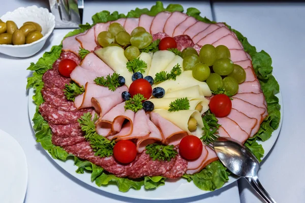 Appetizer Asztalon Party — Stock Fotó