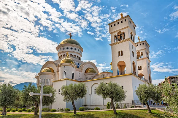 Бар Чорногорія Липня 2021 Собор Храму Святого Йована Володимира Бар — стокове фото