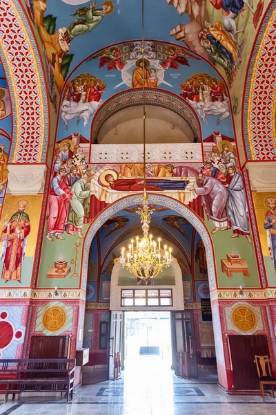 Belgrado Serbia Agosto 2021 Interior Iglesia San Alejandro Nevski Esta — Foto de Stock