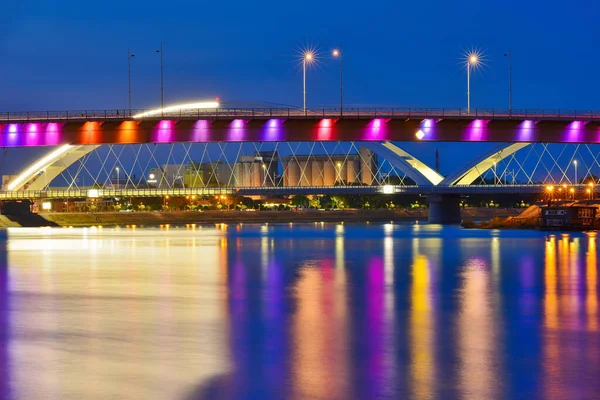 Novi Sad Serbia August 2021 Rainbow Bridge Novi Sad Serbia — Stock Photo, Image