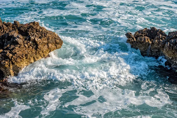 Côte Monténégrine Haut Vue Sur Mer Adriatique — Photo