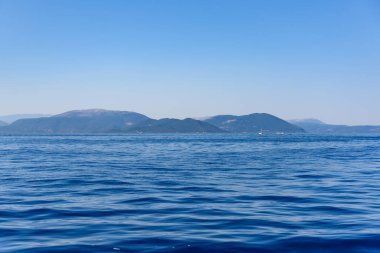 Yunanistan 'ın Lefkada adasındaki sahil.