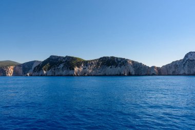 Lefkada, Greece - August 11 2025: Famous Porto Katsiki beach, Lefkada (Levkas) island, Greece.