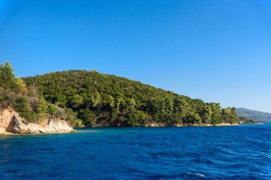 Yunanistan 'ın Lefkada adasındaki sahil.