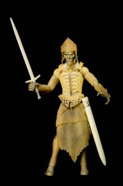 Novi Sad, Sırbistan - 03 Aralık 2025: Yüzüklerin Efendisi 'nin Oyuncağı. Yüzüklerin Efendisi 'nin aksiyon figürünün kralı..