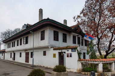 Belgrad, Sırbistan - 20 Aralık 2025: Vuk ve Dositej Müzesi, Sırbistan 'ın başkenti Belgrad' daki en önemli anıt müzelerden biri..