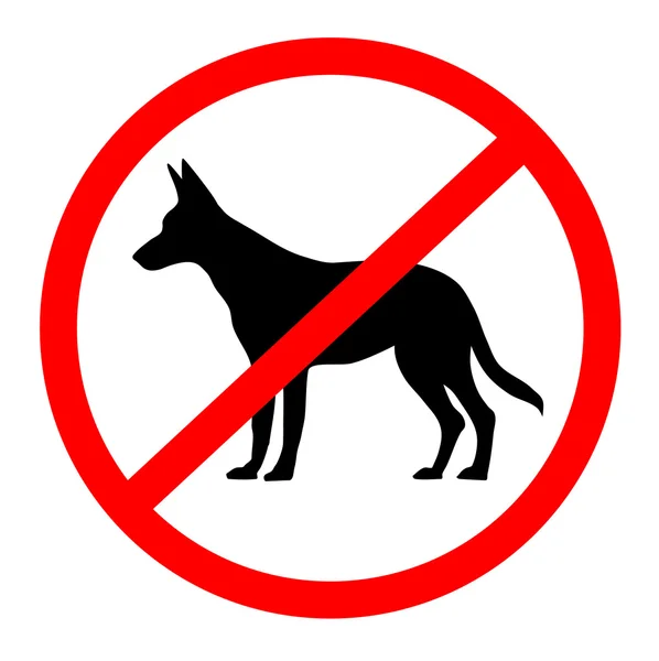  Köpekler iz yok - vektör çizim. 