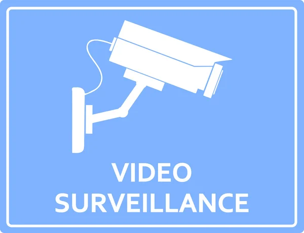 Videoüberwachung — Stockvektor