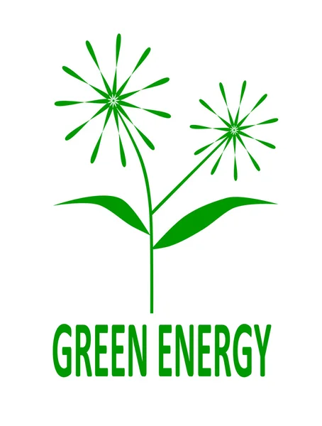 Groene energie — Stockvector