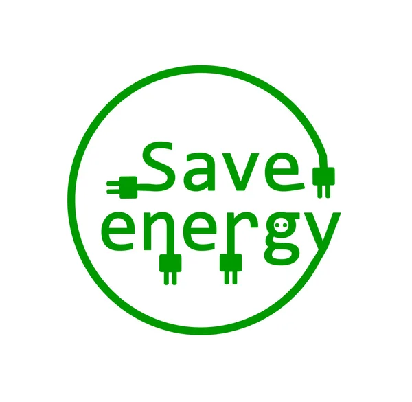 Energie sparen — Stockvektor