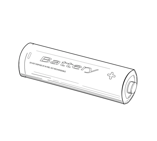 Batterij — Stockvector