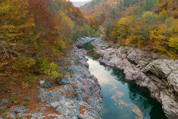 Belaya River Largest River Republic Adygea Russia Summer Rain River — Stock Photo, Image