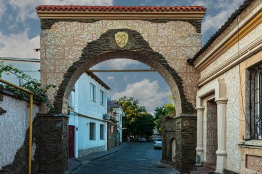 Evpatoria şehrindeki Küçük Kudüs adlı turizm rotası.