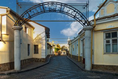 Yevpatoria okul sokağının eski kısmı.