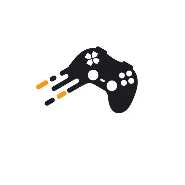 Oyuncu Vektör Illüstrasyon Tasarımının Hızlı Video Oyunu Denetleyici Simgesi — Stok Vektör