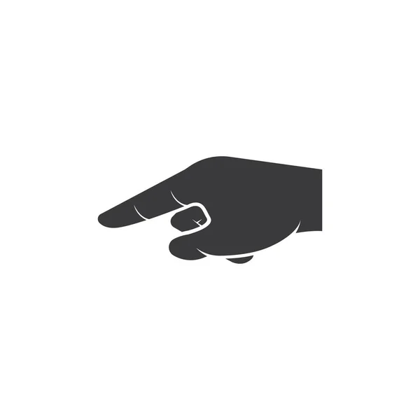 Zeigt Hand Geste Symbol Vektor Illustration Design Vorlage Web — Stockvektor