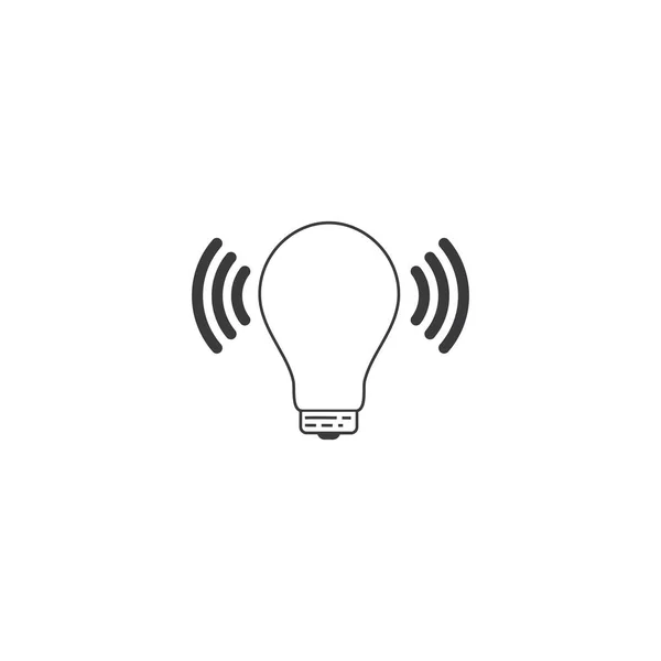 Smart Bulb Tech Idea Creative Concept Illustration Vector — стоковый вектор