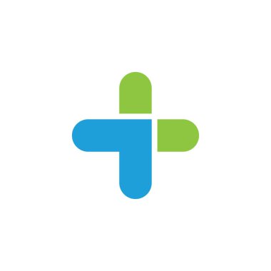 çapraz tıbbi simge vektör çizim şablonu