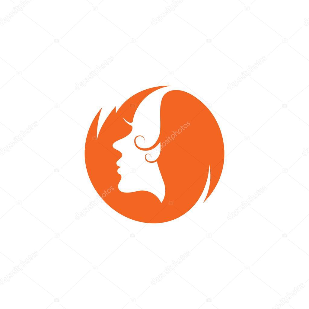 beauty face woman  vector icon illustration design 