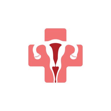 kadın üreme ikonu vektör çizim şablonu