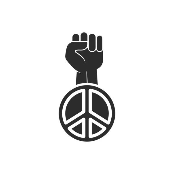Peace Icon Vector Illustration Design Template Web — 스톡 벡터