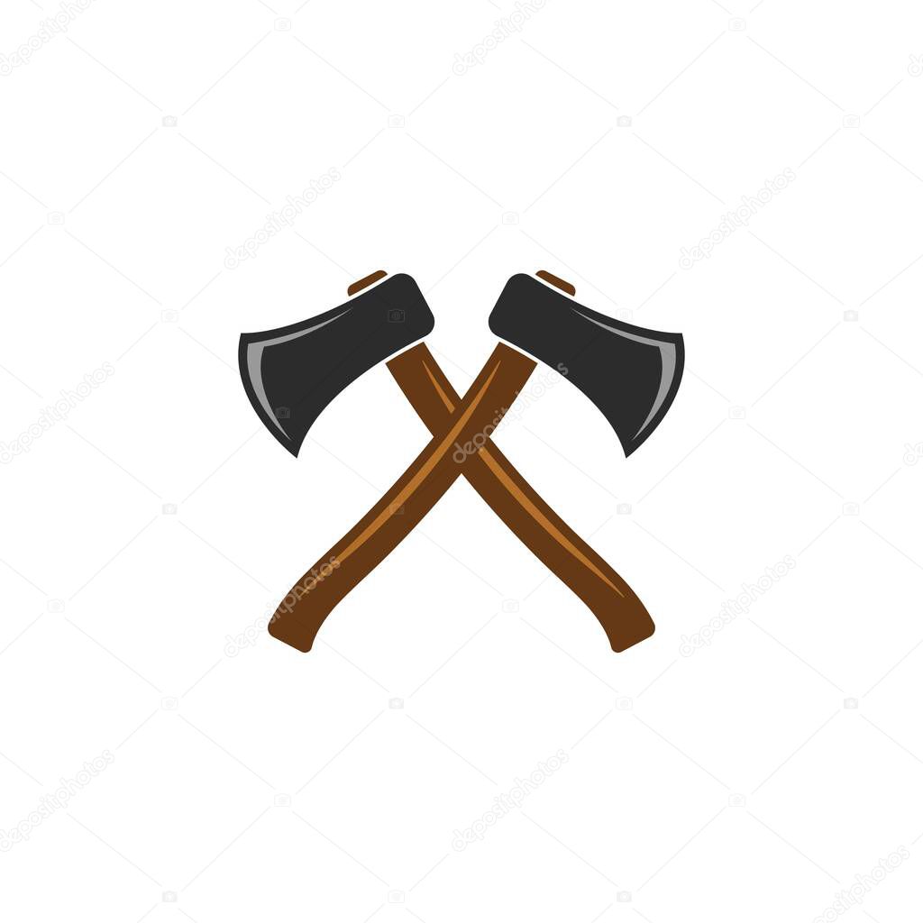 axe icon vector illustration design template web