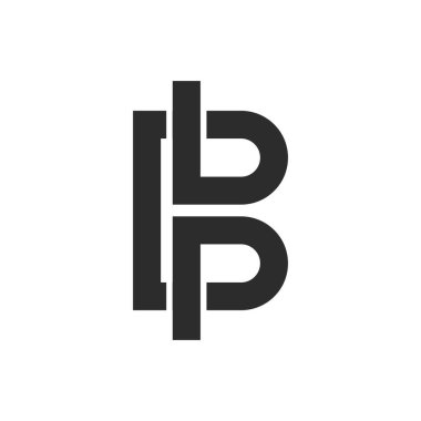 Sonsuzluk B Harfi Simge Tasarım Vektörü İllüstrasyon şablonu