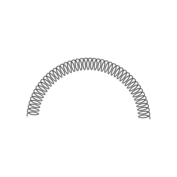 Metallo Primavera Vettore Icona Illustrazione Disegno Modello — Vettoriale Stock