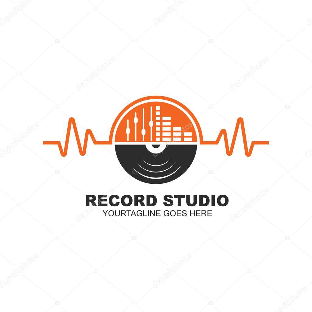 recording icon vector illustration design template web