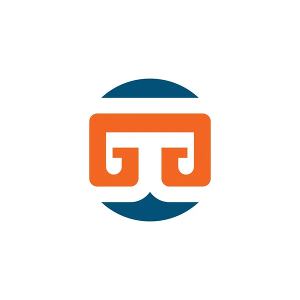 Letter Vector Icon Logo Design Illustration Web —  Vetores de Stock