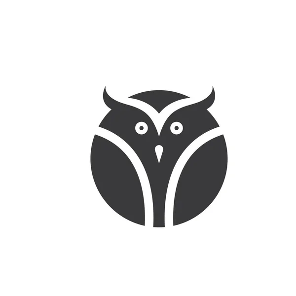 Eule Symbol Vektor Illustration Design — Stockvektor